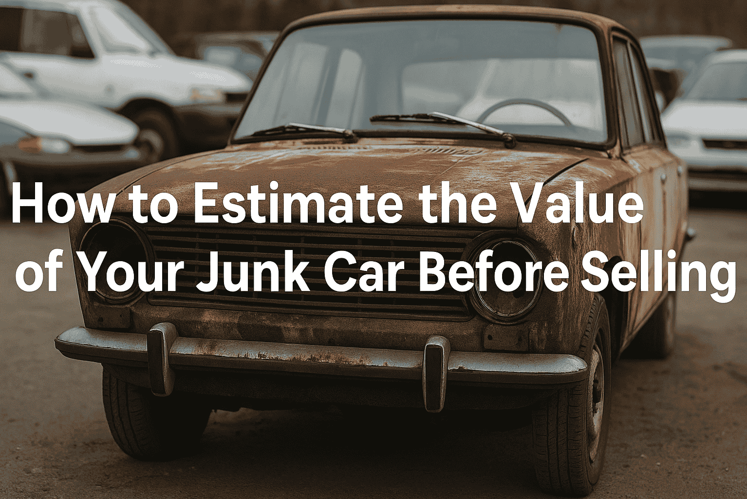 How to Estimate the Value of Your Junk Car Before Selling in Olympia, WA