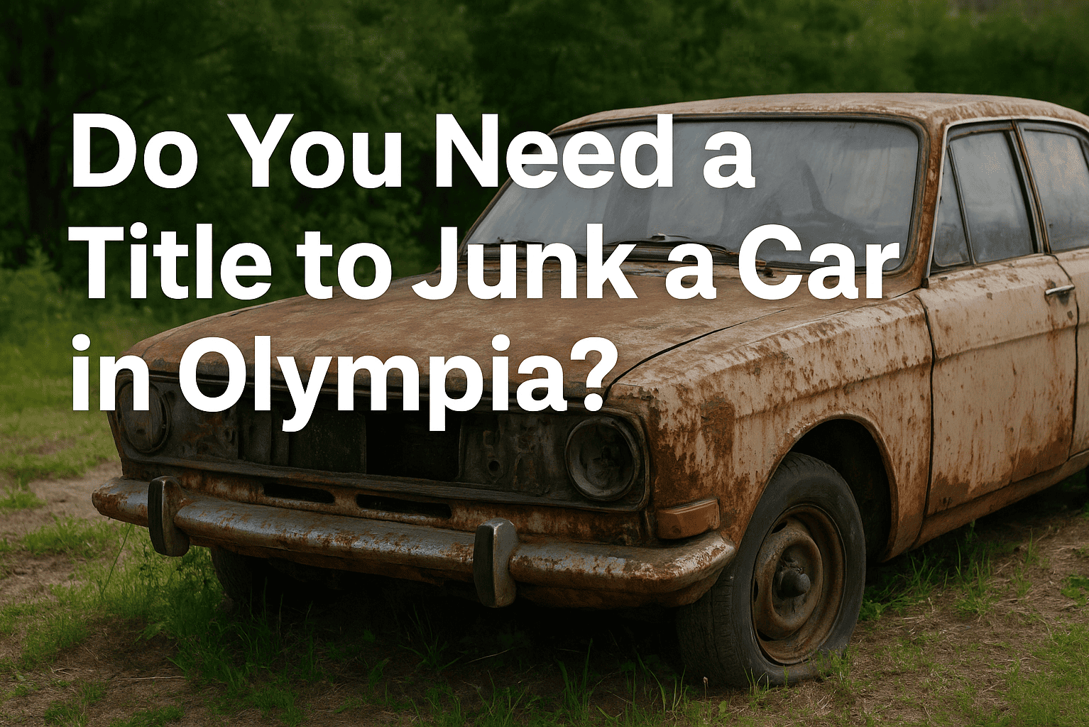Do You Need a Title to Junk a Car in Olympia? Complete Washington State Rules Explained