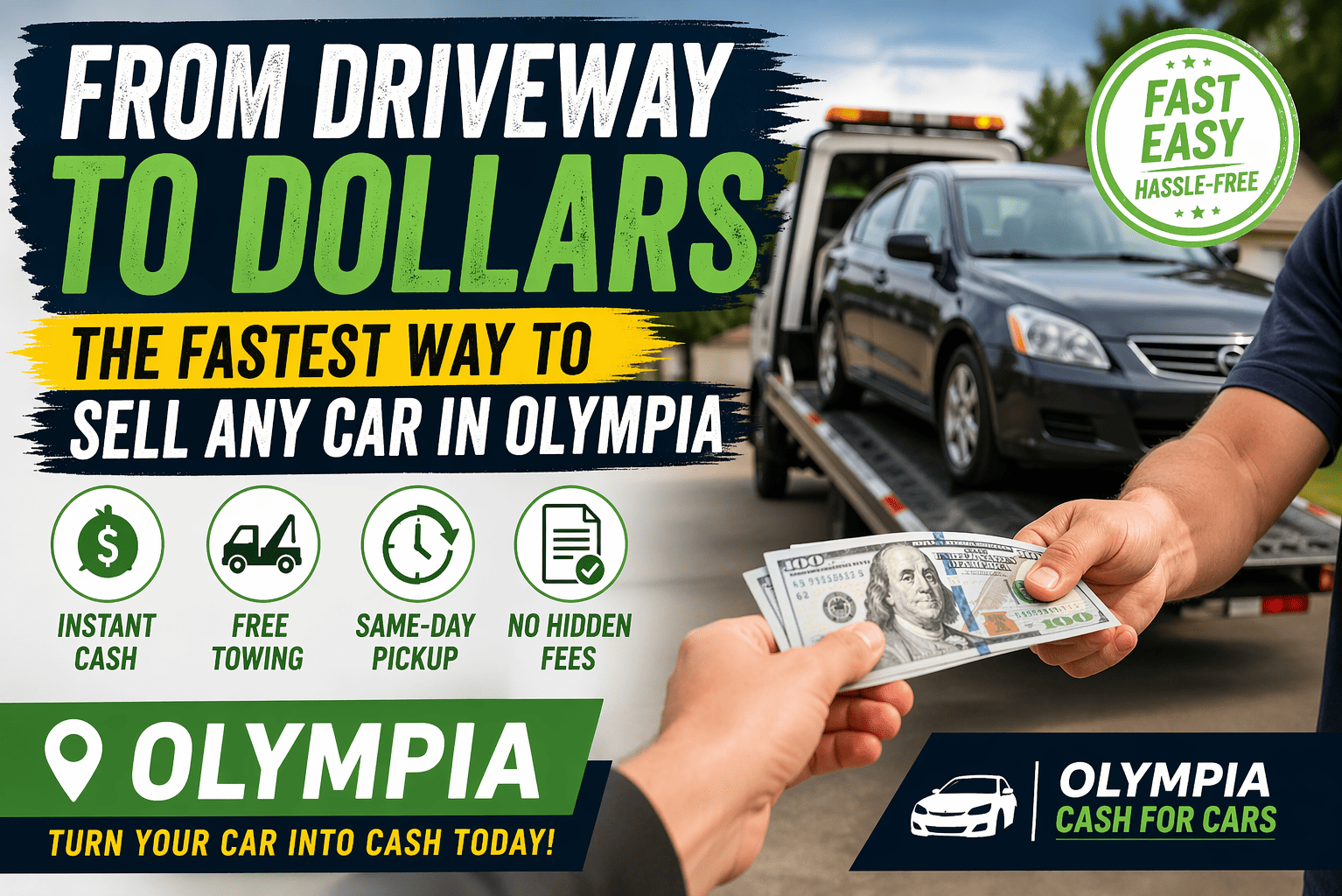 From Driveway to Dollars: The Fastest Way to Sell Any Car in Olympia