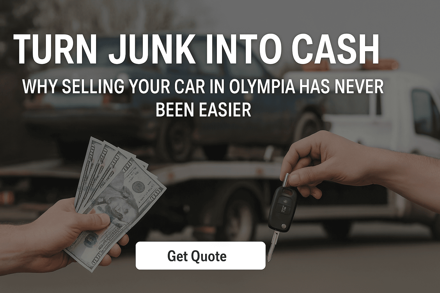Turn Your Old Car Into Cash in Olympia