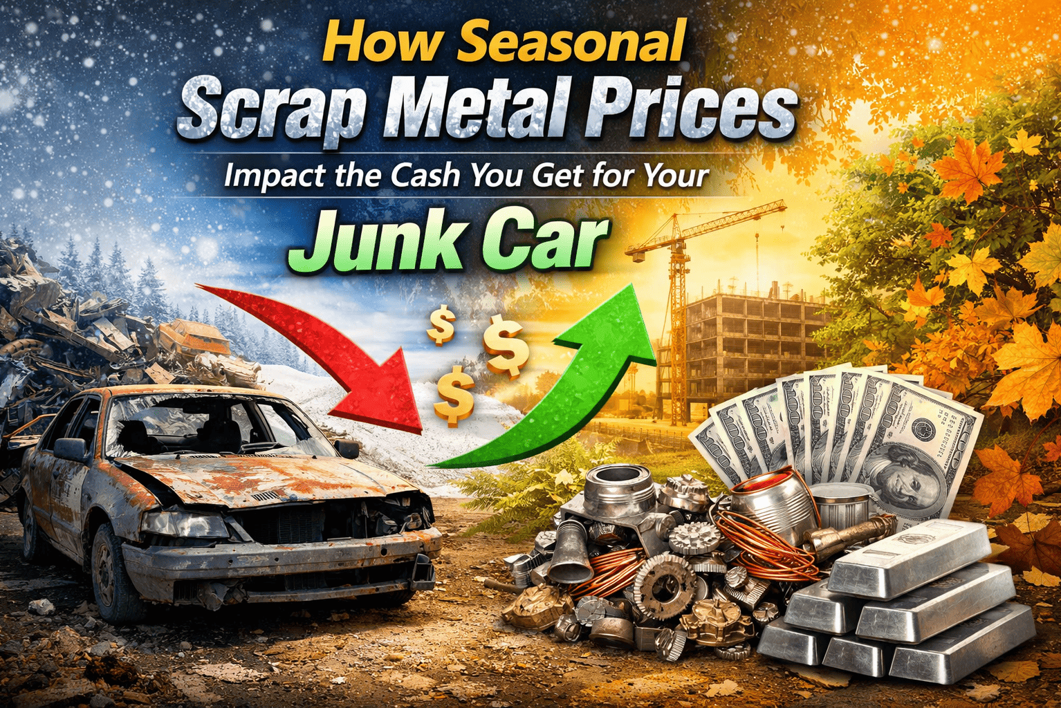 How Seasonal Scrap Metal Prices Affect Junk Car Value in Olympia