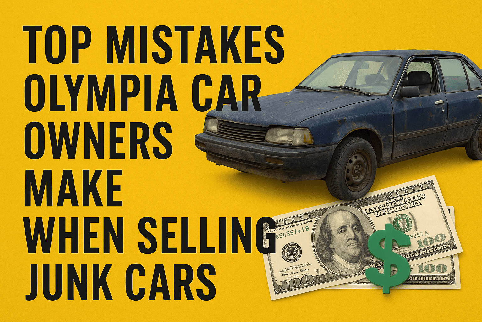 Top Mistakes Olympia Car Owners Make When Selling Junk Cars
