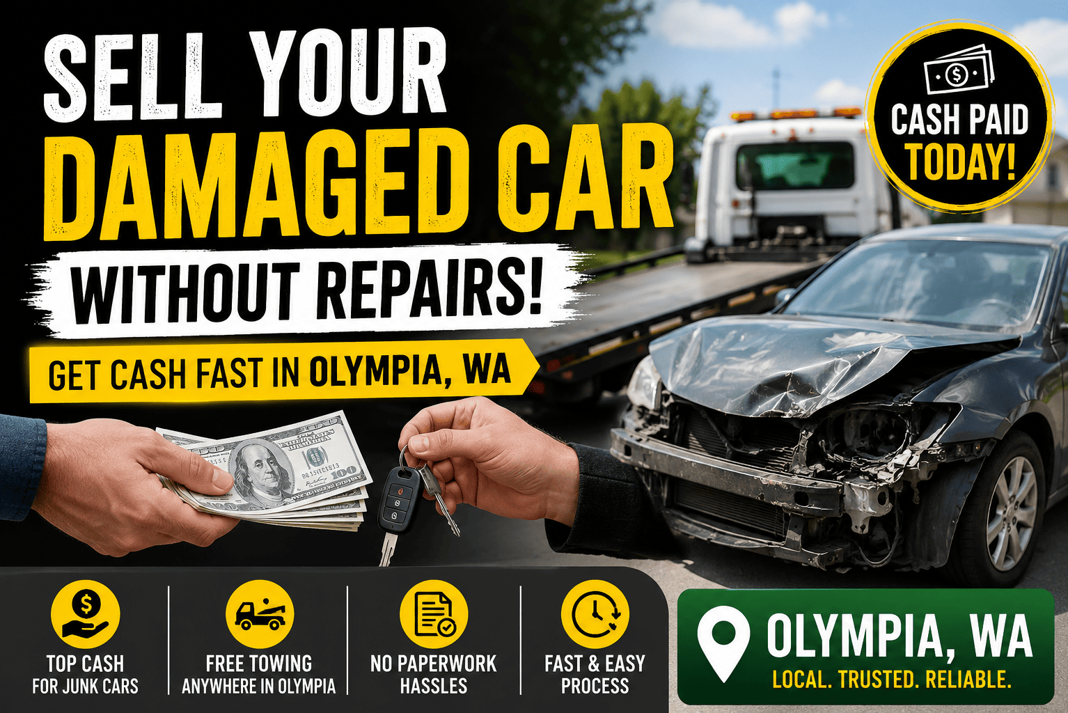 How to Sell a Damaged or Accident Car Without Repairing It
