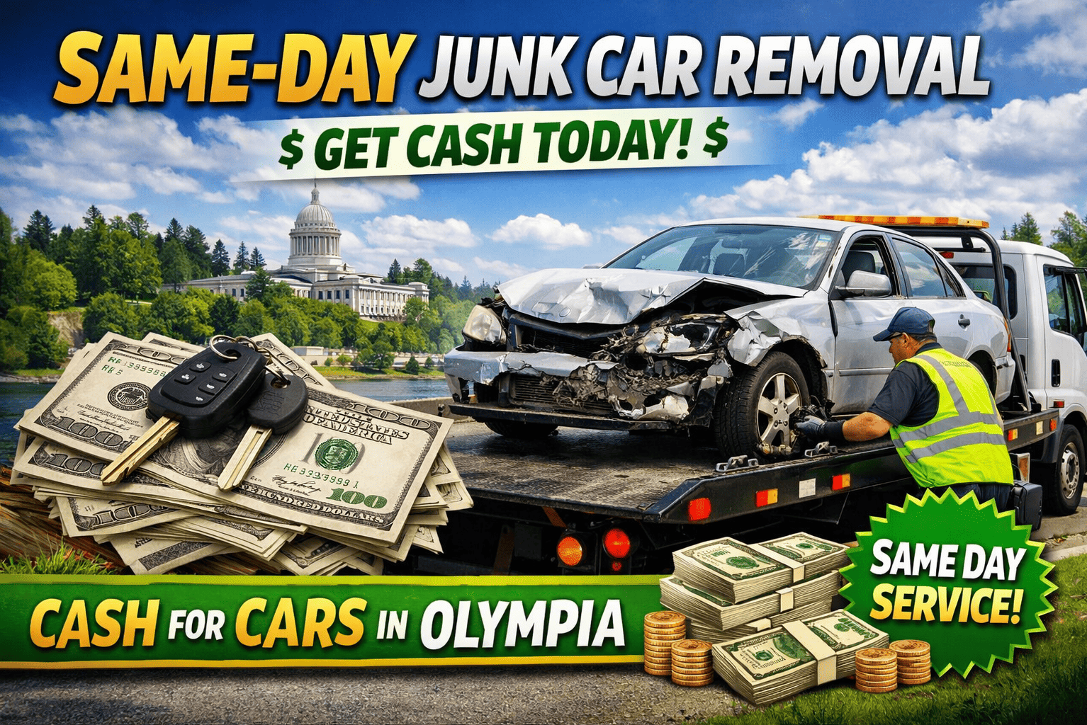 Same-Day Junk Car Removal: What You Should Know