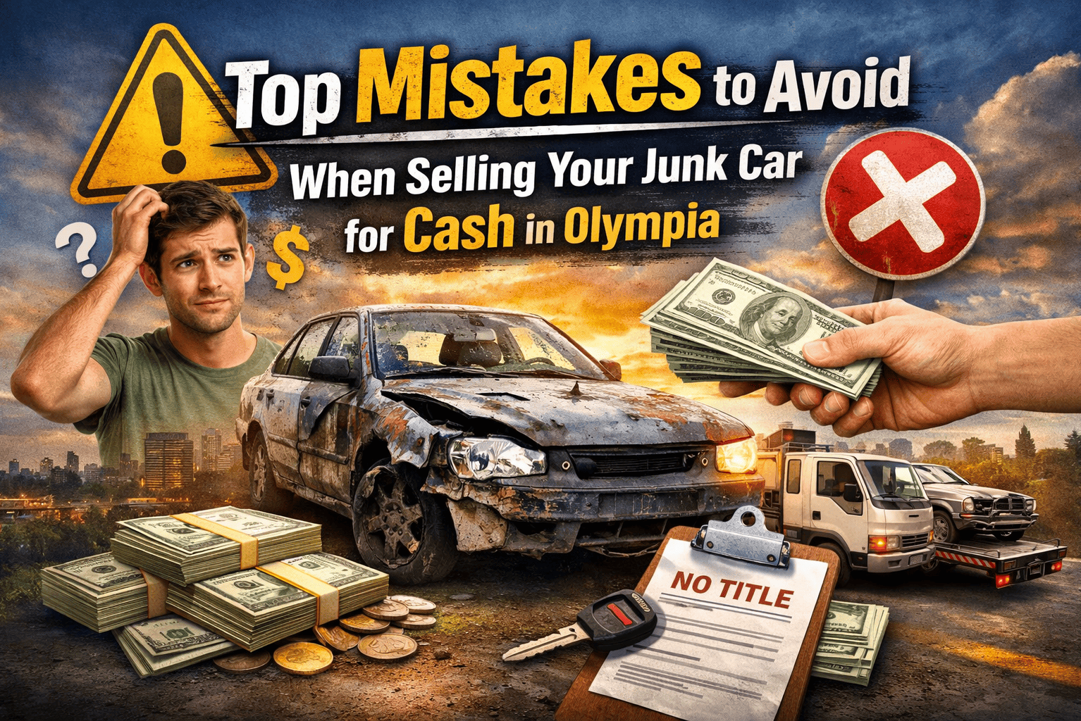 Top Mistakes to Avoid When Selling Your Junk Car for Cash