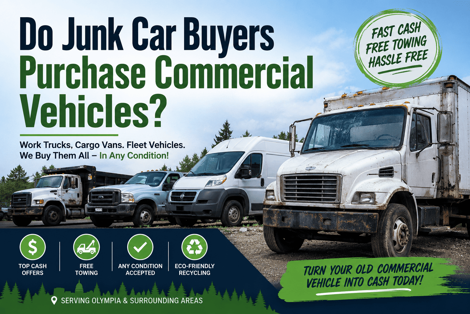 Do Junk Car Buyers Purchase Commercial Vehicles?