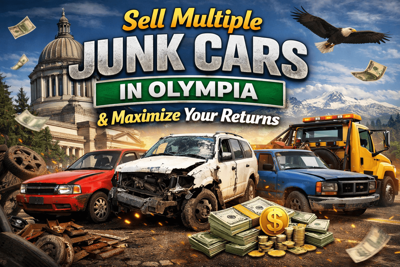 How to Sell Multiple Junk Cars in Olympia & Maximize Your Returns?