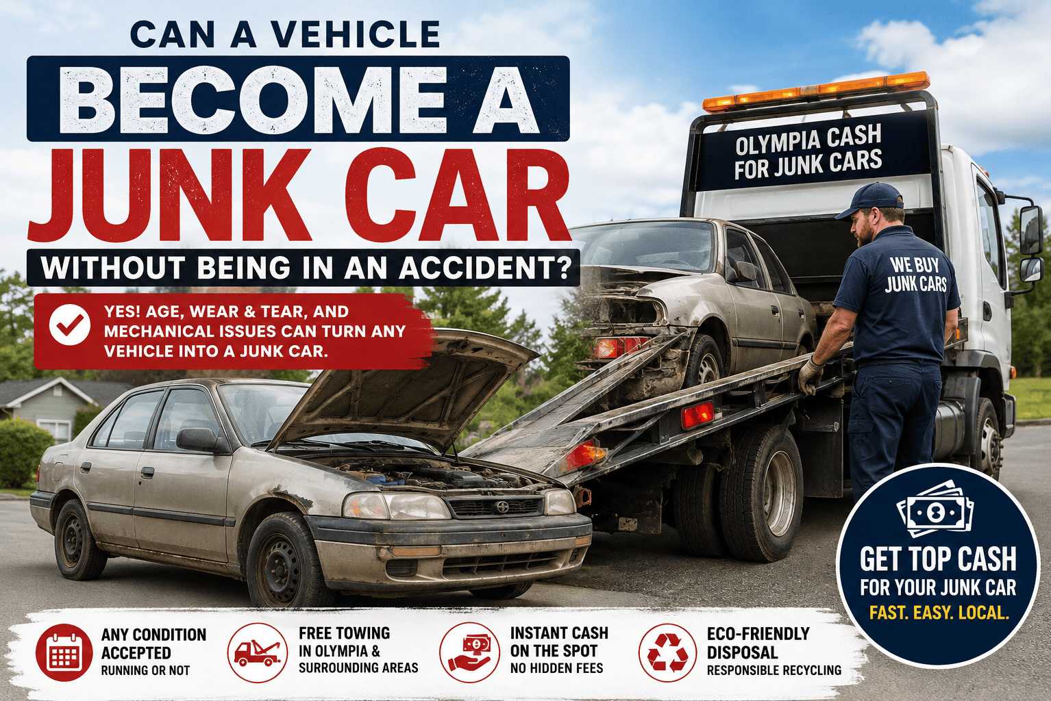 Can a Vehicle Become a Junk Car Without Being in an Accident?