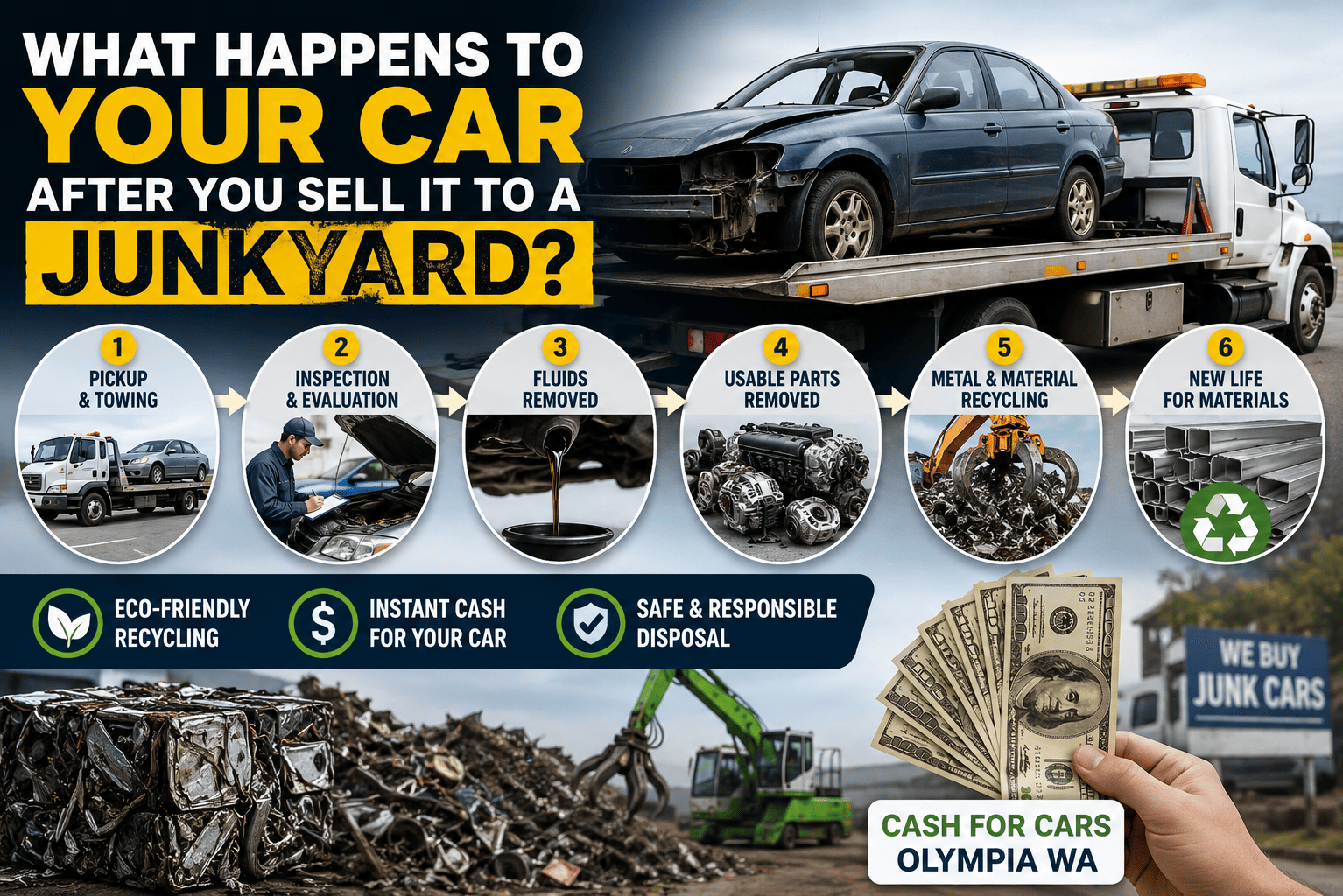 What Happens to Your Car After You Sell It to a Junkyard?